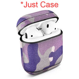 Camouflage Leather Earphone Case For Apple Airpods - Komickonn