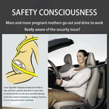 Pregnant Woman Driving Safe Belt - Komickonn