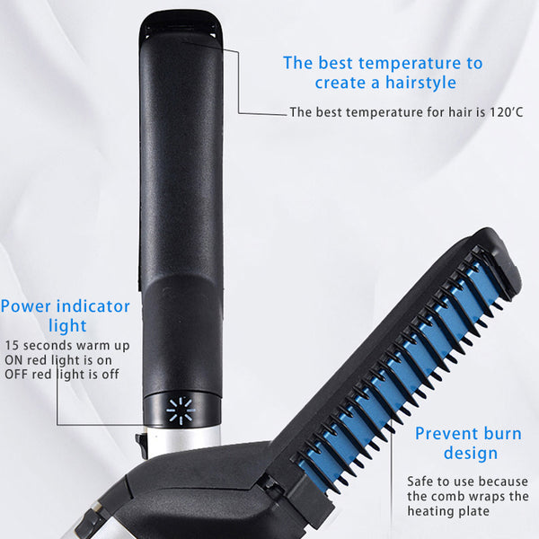 BEARD STRAIGHTENING BRUSH - Komickonn