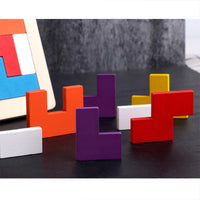 Tetris Wooden Puzzle Toy - Komickonn