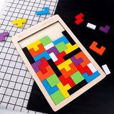 Tetris Wooden Puzzle Toy - Komickonn