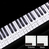 Removable Piano Key Stickers - Komickonn