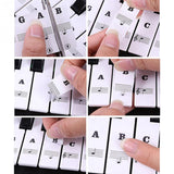 Removable Piano Key Stickers - Komickonn