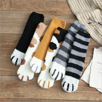 Cat Claws Cute Thick Warm Sleep Floor Socks - Komickonn