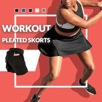 Workout Pleated Skorts - Komickonn