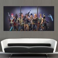 3 PIECE  FORTNIGHT BATTLE ROYALE GAME POSTER - Komickonn