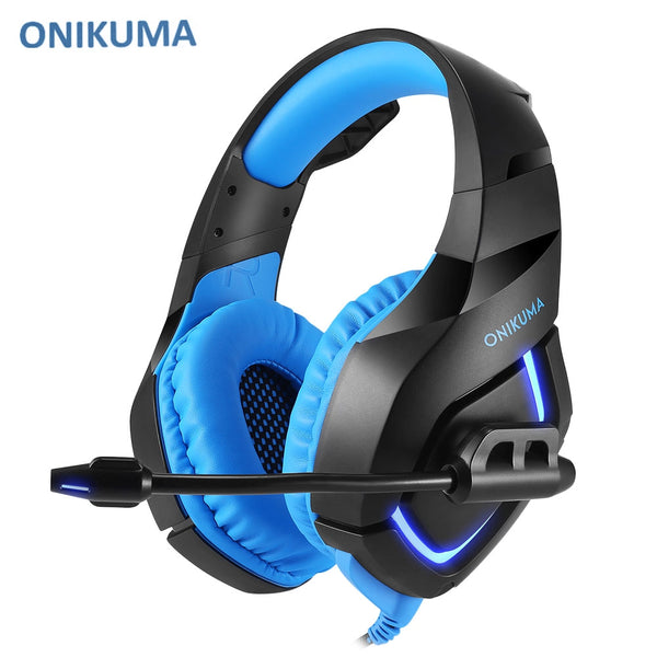 ONIKUMA K1 LED Light Gaming Headset with Mic - Komickonn