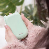 Cute USB Rechargeable Hand Warmer and 3600Ma Power Bank 5V Mini Portable Travel Handy Long-Life Pocket Hand Warmer - Komickonn