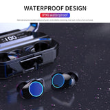 Bluetooth Stereo Earphone Wireless IPX7 Waterproof Touch Earbuds - Komickonn