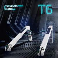 Lightweight Laptop Cooling Stand Plastic Vertical Laptop Stand Foldable Tablet Stand Bracket Laptop Holder for MacBook - Komickonn