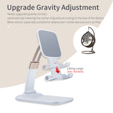 Essager Foldable Desk Mobile Phone Holder Stand For iPhone iPad Pro Tablet Flexible Gravity Table Desktop Cell Smartphone Stand - Komickonn