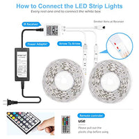 Led Strip Lights 32.8ft Waterproof Flexible Tape Lights - Komickonn