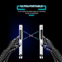 Lightweight Laptop Cooling Stand Plastic Vertical Laptop Stand Foldable Tablet Stand Bracket Laptop Holder for MacBook - Komickonn