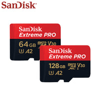 Original Sandisk Extreme Pro Micro SD Card up to 170MB/s A2 V30 U3 64GB 128GB Sandisk TF Card Memory Card With SD Adapter - Komickonn