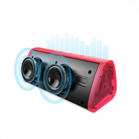 Red-Graffiti  Wireless Bluetooth Outdoor Speaker - Komickonn