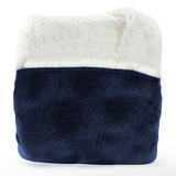 One Size Soft Plush Blanket Outdoor Wool Hoodie - Komickonn