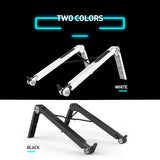 Lightweight Laptop Cooling Stand Plastic Vertical Laptop Stand Foldable Tablet Stand Bracket Laptop Holder for MacBook - Komickonn