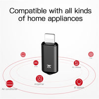 Baseus Universal infrared remote control for iPhone IR Wireless Smart Remote Control for TV Aircondition Upgraded Support iOS 12 - Komickonn