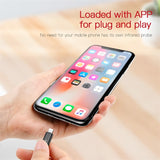 Baseus Universal infrared remote control for iPhone IR Wireless Smart Remote Control for TV Aircondition Upgraded Support iOS 12 - Komickonn