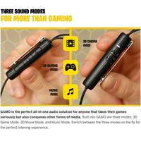 3D Surround Gaming Earphone For PUBG with Mic - Komickonn