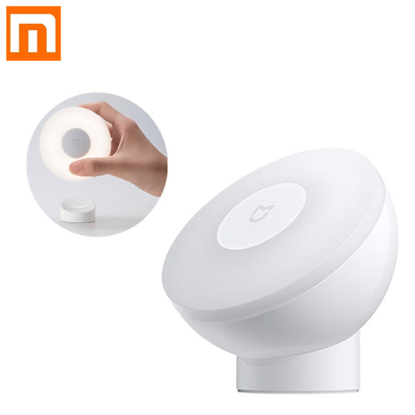 Xiaomi Mijia Night Light 2nd Generation Magnetic Attraction Night Lamp 360 Rotating Adjustable Infrared Body Sensor - Komickonn