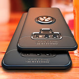 Luxury Bracket Ring Shockproof Case For Samsung Galaxy S8 S9 PLus Full Cover For Samsung Note 8 9 TPU Soft Silicone Holder Cases - Komickonn