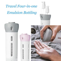 Portable 4 in 1  Lotion Shampoo Shower Gel Dispenser - Komickonn