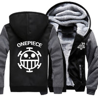 One Piece Luffy Men Hoodies Zipper Jacket - Komickonn