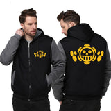 One Piece Luffy Men Hoodies Zipper Jacket - Komickonn