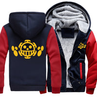 One Piece Luffy Men Hoodies Zipper Jacket - Komickonn