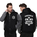 One Piece Luffy Men Hoodies Zipper Jacket - Komickonn