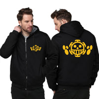 One Piece Luffy Men Hoodies Zipper Jacket - Komickonn