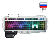 RedThunder K900 RGB Gaming Keyboard Mechanical Similar Russian Spanish French Multilingual Metal Cover for Tablet Desktop - Komickonn