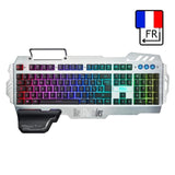 RedThunder K900 RGB Gaming Keyboard Mechanical Similar Russian Spanish French Multilingual Metal Cover for Tablet Desktop - Komickonn