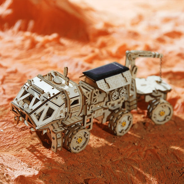 Robud  3D DIY Discovery Rover Solar Energy Space Toy - Komickonn