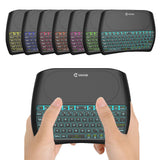 Backlight 2.4GHz Wireless Air Mouse D8 Pro English Russian Spanish D8 Plus Mini Keyboard i8 Touchpad Controller for Android BOX - Komickonn