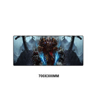 70X30cm Gaming Mouse Pad for World of Warcraft Mousepad Large XL Keyboard Mouse Mat For Game Laptop Rubber Computer PC Speed Mat - Komickonn