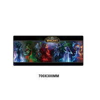 70X30cm Gaming Mouse Pad for World of Warcraft Mousepad Large XL Keyboard Mouse Mat For Game Laptop Rubber Computer PC Speed Mat - Komickonn