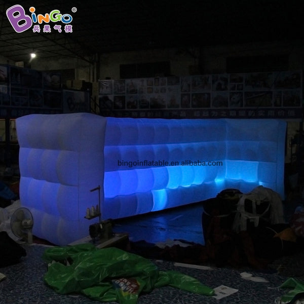 Customized 8x2.5x2.5 meters inflatable led wall / inflatable air wall - Komickonn