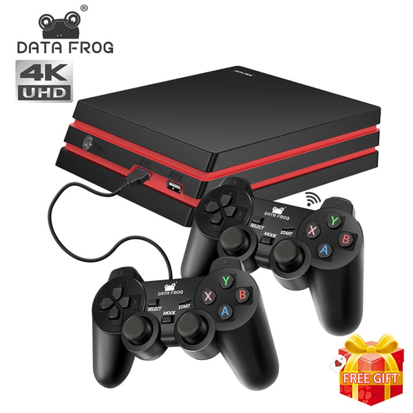 DATA FROG Game Console With 2.4G Wireless Controller e600 Classic Games - Komickonn