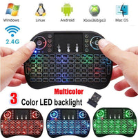 Backlit i8 Mini Wireless Keyboard 2.4GHz Air Mouse with Touchpad Remote Control Air Mouse I8 for Andriod TV Box PC RCLI8 - Komickonn