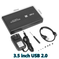 2.5/3.5inch USB 2.0/3.0 to SATA External Hard Drive Enclosure - Komickonn