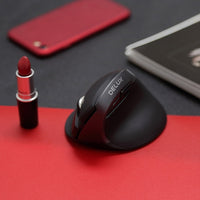Delux M618 Mini 2.4GHz Ergonomic Vertical Mouse Wireless Gaming Mouse gamer 1600 DPI Vertical Mice for PC gamer Laptop - Komickonn