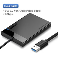 Ugreen HDD Case 2.5 SATA to USB 3.0 Adapter Hard Drive Enclosure for SSD Disk HDD Box Type C 3.1 Case HD External HDD Enclosure - Komickonn