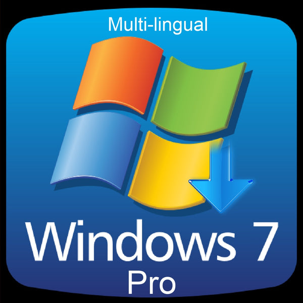 Windows 7 Pro Professional Activation CODE KEY Multi-lingual - Komickonn