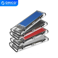 ORICO M2 SSD Case NVME SSD Enclosure M.2 to USB Type C Transparent Hard Drive Enclosure for NVME PCIE NGFF SATA M/B Key SSD Disk - Komickonn
