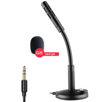 3.5mm Wired Condenser Microphone for Computer PC Desktop Laptop Notebook Recording Gaming Podcasting Microphones - Komickonn