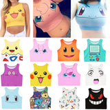 Sailor Moon Crystal Crop Tops Vest Tank Tops Shirt - Komickonn