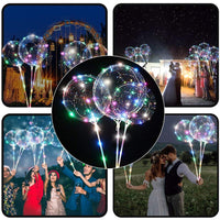 Glow In The Dark  Reusable Luminous Led Balloon lights - Komickonn